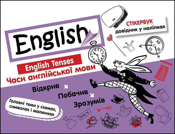 Стікербук. Часи англійської мови - зображення