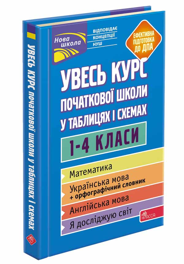 Увесь курс початкової школи у таблицях i схемах (з пошкодженнями) - зображення