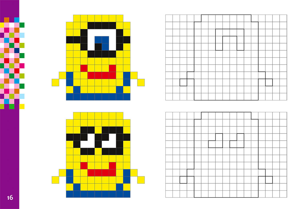 Піксель-арт 5+. Розвиваюча розмальовка - інші зображення