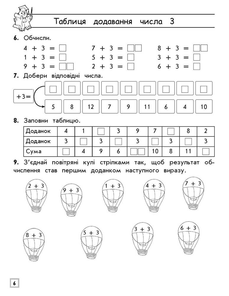 Тренажер з математики. Таблиці додавання і віднімання в межах 20 - інші зображення